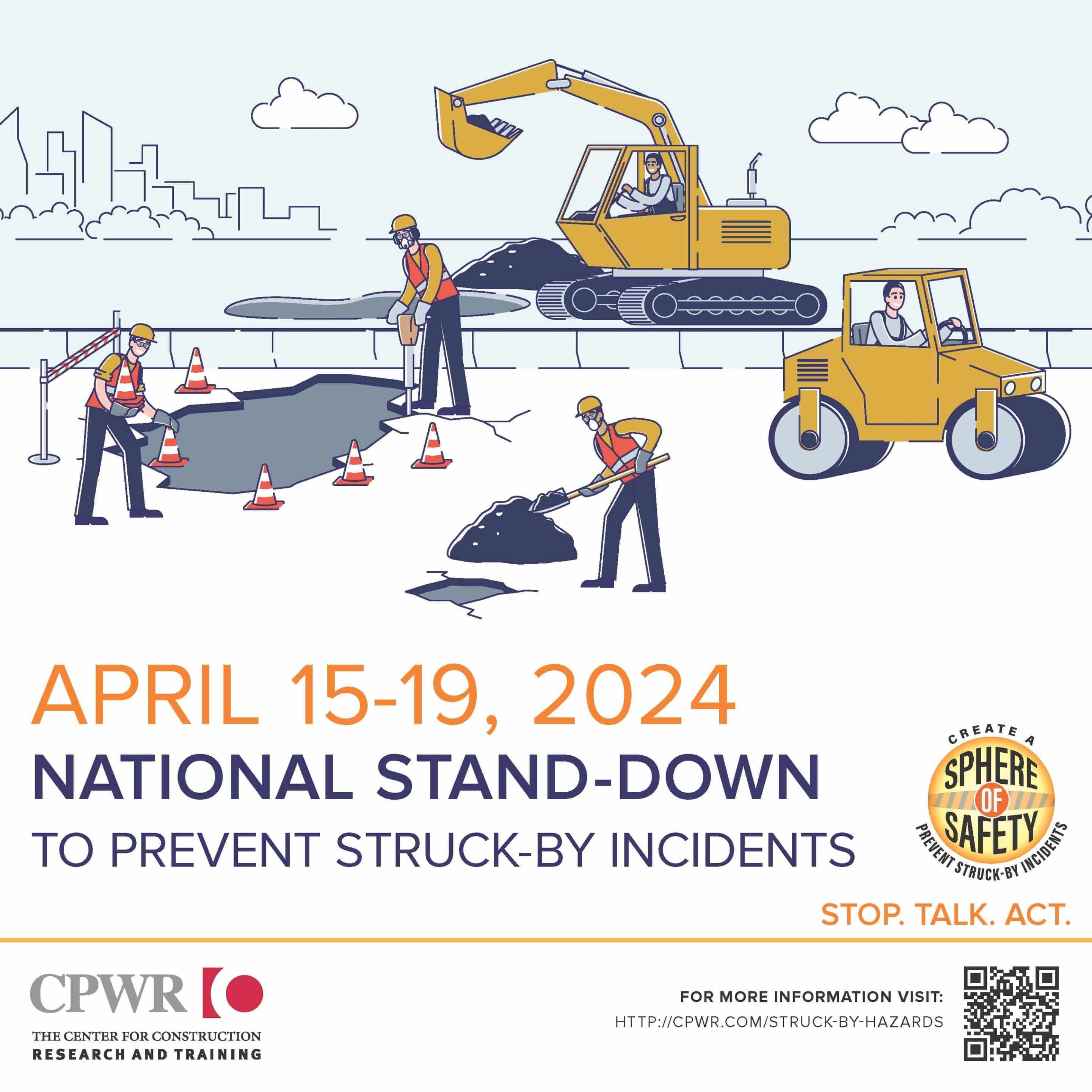 National Stand-Down to Prevent Struck-By Incidents graphic